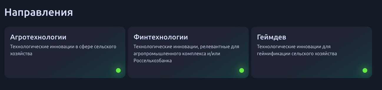 Направления школьники